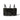 Camouflage triple MOLLE magazine pouch, front view with MOLLE squares