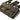Olive green triple magazine pouch with MOLLE webbing and elastic retention cords