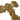 Tactical helmet accessory platform with tan curved pad and webbing straps.