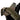 Plate carrier shoulder strap and top attachment loops, tan fabric with black trim