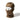 Coyote tan balaclava side view with face opening and curved neck coverage.