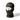 Green tactical balaclava on mannequin, full coverage hood with face opening