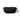 Black hanger pouch with front zipper and side pull tab