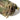 Multicam hanger pouch with dual webbing loops and zip pull tabs
