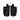 Black impact mechanic gloves with padded palm panels and reinforced finger protection