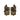 Multicam impact mechanic gloves with padded knuckles and textured grip panels