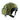Ranger green helmet cover with detachable side pouch and chin strap