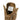 Coyote brown combat boot tongue label with sizing text and lace-up straps