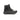 Black tactical boots, side view with zipper panel and deep lug outsole