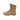 Coyote suede insulated lace-up boot with ankle strap and thick lug sole.