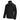 Black fleece jacket with stand collar, full-zip front and zip pockets