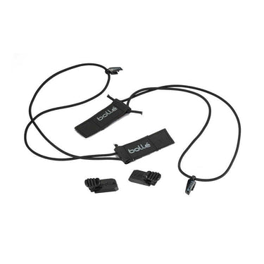 Black tactical kit adaptor with elastic straps and Bolle logo, includes connectors.