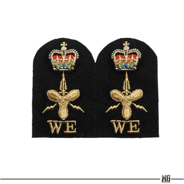 British Royal Navy Chief Petty Officer Weapon Engineering Qualification Badge Small Pair (7103027708088)