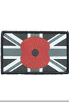 UK Union Jack Poppy Flag Patch Hook & Loop (7103028789432)