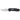 CRKT folding knife with black textured handle and partially open silver blade