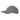 Gray winter cap with short brim and rectangular side patch