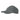 Winter baseball cap with curved brim and front patch panel, medium gray
