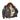Men's dark leather flight jacket with brown shearling collar, open map lining, patches