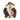 Brown hooded sheepskin bomber jacket interior view with shearling lining and zipper