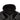 Black leather bomber jacket collar close-up with shearling, snap straps, and metal zipper