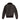 Goatskin G-1 jacket back with dark fur collar and ribbed waistband