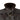 Goatskin G-1 jacket with dark fur throat collar, snap button tab, and gold zip