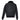 Black goatskin G-1 jacket, back view with fur collar and ribbed cuffs