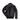 Men's A-2 pilot leather jacket, black, back view with rib knit hem and sleeve cuffs