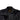 Black leather A-2 pilot jacket collar with button placket and inner label