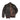 Black leather A-2 pilot jacket with front zipper and flap pockets