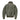 Sage green G-1 jacket back view with ribbed hem and knit cuffs