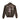 Women’s A-2 lambskin leather jacket, brown, back graphic, ribbed cuffs and hem