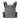 Plate carrier front panel with tan MOLLE grid, padded chest, and black straps