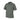 Green polo shirt with short sleeves, button placket and collar