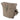 Raindrop camo gas mask pouch with front flap and webbing carry strap