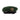 Green police beret with crest insignia badge and black band