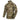 Camouflage fleece jacket with full zip front and stand collar, zip pockets