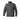 Grey textured grid fleece jacket with full zip front and stand collar, zip pockets
