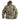 Camo heavy fleece jacket, full-zip front, adjustable hood, chest and sleeve pockets