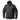 Heavy fleece jacket in dark gray, full-zip front, adjustable hood, chest zip pocket detail
