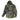 Woodland camouflage heavy fleece jacket, full-zip front, adjustable hood, sleeve zip pockets