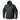 Heavy fleece jacket in charcoal gray, full-zip front, adjustable hood, zip sleeve pockets
