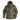 Camouflage heavy fleece jacket, full-zip front, adjustable hood, side zip and sleeve pockets