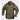 Woodland camo tactical uniform shirt with stand collar, button front, chest flap pockets, long sleeves
