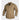 Tan tactical uniform shirt with stand collar, button front, multiple flap pockets, long sleeves