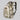 White camo 25L backpack with MOLLE front webbing and adjustable shoulder straps
