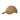 Beige/tan ripstop baseball cap with stitched front panel, logo patch, and curved brim