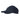 Winter baseball cap with curved brim and front patch panel, navy blue