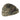 Fleece watch cap in camouflage pattern with curved brim and dome crown