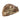 Fleece watch cap in brown and green camouflage pattern